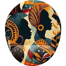 Nacario Afrikalı Kadınlar Bilek Destekli Mouse Pad