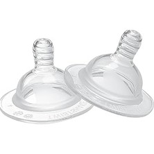 Nacario Twistshake Silikon Anti-Kolik 2'li Biberon Emziği Small 0+ Ay