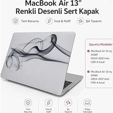 Nacario Mcstorey Macbook Air 13 Inç Kılıf Uyumlu A1369 A1466 Renkli Boya Desenli Ince Sert Kapak Darbe Çizi