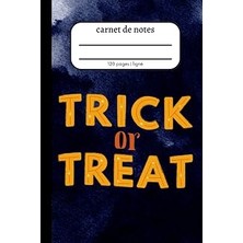 Nacario Carnet De Notes: Carnet De Notes Esthétique À Larges Lignes 6x9 Pouces (Superior Halloween Boys Cov