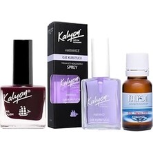 Nacario Kalyon Oje 210 + Oje Kurutucu Sprey 17 ml + Oje Çözücü