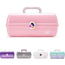 Nacario Caboodles Twilight Disco - On-The-Go Girl Costmetic Organizer Makyaj Aksesuar Taşıma Çantası, Pe