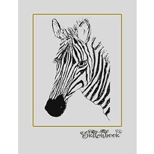 Nacario Sketchbook: African Wildlife Sketch, Large 8.5" x 11", 110 Pages, Perfect For Everyone, Crayons, Pe