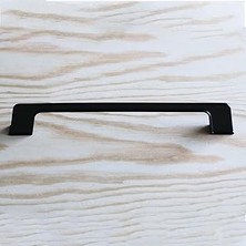 Nacario 10 Adet Berra Kulp 160 mm Siyah Metal Mutfak Mobilya Çekmece Mutfak Dolap Dolabı Kapak Kulbu 16 cm