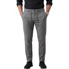 Rizzup Antrasit Italyan Kesim Slim Fit Likralı Duble Paça Erkek Spor Pantolon 2602050