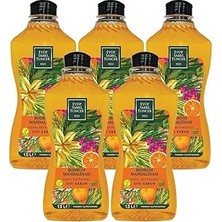 Nacario Bodrum Mandalinası Doğal Zeytinyağlı Sıvı Sabun 1500 ml x 5