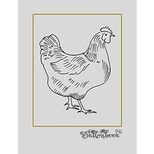 Nacario Sketchbook: Bird Sketch, Large 8.5" x 11", 110 Pages, Perfect For Everyone, Crayons, Pencils, Drawi
