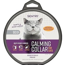 Nacario Sentry Pet Care Sentry Kediler Için Sakinleştirici Yaka, Uzun Ömürlü Feromon Yaka Kedileri 30 Gün S