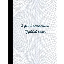 Nacario 3-Point Perspective Drawing Sketch Pad - Grid Graph Paper For Interior Room Design, Industrial, Arc