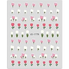 Nacario Çiçek Dizayn Tırnak Sticker Tırnak Etiketi Nail JO-1779