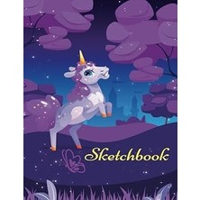 Nacario Independently Published Sketchbook: Unicorn Cover For Girls, 102 Pages, 8.5" x 11", For Drawing, Do