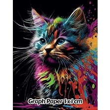 Nacario Abstract Cat Graph Paper 1x1 Cm: 1cm Squared Grid Paper | Gift For People Who Love Kittens, Pet Lov