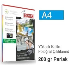 Nacario Tanex A4 200 Gr. Fotoğraf Kağidi 25 Li̇
