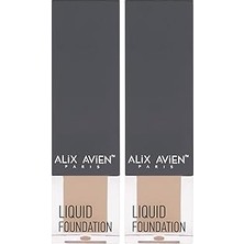 Nacario Alix Avien Güneş Koruyucu SPF35 Nemlendirici Etkili Kremsi Likit Fondöten Liquid Foundation 309 Cas