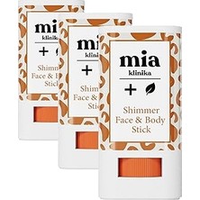 Nacario Mia Klinika Shimmer Face Body Stick (3 Paketi)