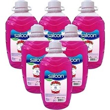 Nacario Saloon 2 Lt Sıvı Sabun Gül 6 Lı Ekonomik Koli