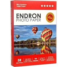 Nacario Endron 13 x cm Inkjet Fotoğraf Kağıdı 100 Adet 270 gr Mürekkep Yazıcı Uyumlu 5r 12