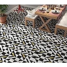 Nacario Stickerart Yer Kaplama Zemin Kaplama Folyosu 65X130 cm Geometry Marble