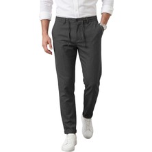 Rizzup Füme Italyan Kesim Slim Fit Likralı Duble Paça Erkek Spor Pantolon 2602050