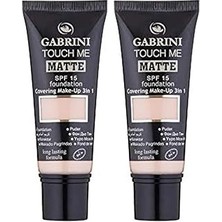 Nacario Gabrini Matte Foundation 1 (2 Paketi)