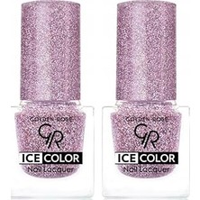 Nacario Ice Color Nail Lacquer NO:195 2li Paket