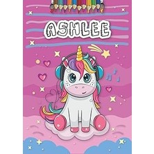 Nacario Ashlee: Personalized Coloring Book For Ashlee | Theme: Unicorn | Birthday Gift For Girl, Daughter .