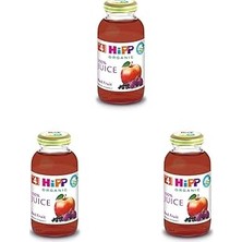 Nacario Hipp Organik Kırmızı Meyveli Elma Suyu 200 ml 3lü Paket
