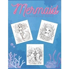 Nacario Independently Published 50 Mermaid Coloring Book Separate Pages 8.5X11 Size: 50 Coloring Book Pages