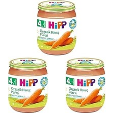 Nacario Hipp Organik Havuç Püresi 125 gr 1 Paket(1 x 125 G) 3lü Paket