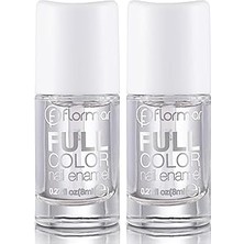 Nacario Yoğun Pigmentli Parlak Oje Şeffaf Full Color Nail Enamel FC36 Crystal Glam (2 Paketi)
