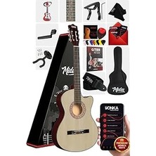 Nacario CG-390NT-XBAG Klasik Gitar 4/4 Sap Ayarlı Kesik Kasa