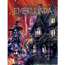 Nacario Independently Published Embrujada: Increíble Minilibro Temático Colorear Con Místicas Brujas Y