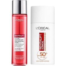 Nacario Paris Revitalift Clinical Spf 50+ Yüz Güneş Kremi 50 ml +%5 Saf Glikolik Asit Peeling Etkil