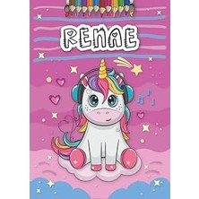 Nacario Independently Published Renae: Personalized Coloring Book For Renae | Theme: Unicorn | Birthday Gif
