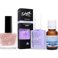 Nacario Kalyon Oje 205 + Oje Kurutucu Sprey 17 ml + Oje Çözücü