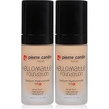 Nacario Hello Matte Yüksek Kapatıcı Etkili Mat Fondöten (Medium Beige) (2 Paketi)