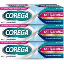 Nacario Corega Tat Içermez Protez Yapıştırıcı Krem 40GR - 3 Adet