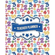Nacario Teacher Planner: Math Number Pattern | + Bonus Student Information Log | Weekly Lesson Plans | Mont