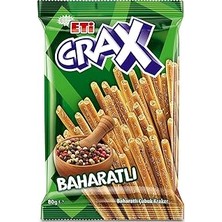 Nacario Eti Crax Baharatlı Çubuk Kraker 80 G x 17 Adet