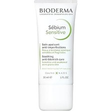 Nacario Sébium Sensitive Karma, Yağlı Akne Eğilimli Ciltler Yatıştırıcı Nemlendirici Bakım Krem
