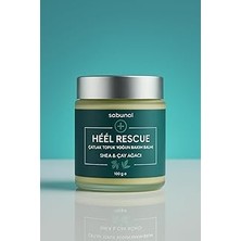 Nacario Heél Rescue Çatlak Topuk Yoğun Bakım Balmı 100 Gr, Shea & Çay Ağacı, Doğal Ayak Kremi