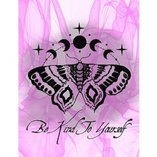 Nacario Sketchbook Butterfly, Sketchbook Spiritual Moth, Sketchbook Spiritual: Kind To Yourself
