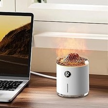 Nacario Volkanik Efektli Şarjlı Hava Nemlendirici Yatak Odası Oturma Odası Için Akıllı Aromaterapi Mist Dif