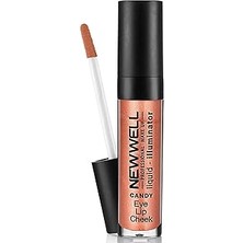 Nacario New Well Liquid Illuminator Aydınlatıcı Allık 3 In 1 Candy 6 Ml, T930