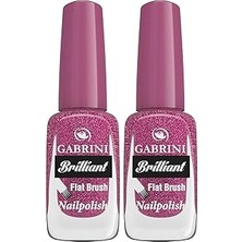 Nacario Gabrini Brillant Nail Polish B02 1 Paket (1 x 1 Adet) 2li Paket