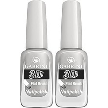 Nacario Gabrini 3D Nail Polish 3 1 Paket (1 x 1 Adet) 2li Paket