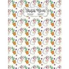 Nacario Pattern Llama Cactus And Floral Sketchbook: A Blank Pages Reverse Color Alpaca Sketch Book For Kids
