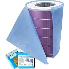 Nacario Hava Temizleyici Toz Tutucu Filtre Air Purifier 4 10 Adet Mavi, 2020121