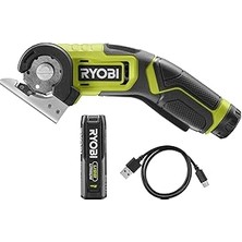 Nacario Ryobi RCT4-120G 4V Akülü Evrensel Makas (Kesme Kapasitesi 6,4 Mm, Devir Sayısı 270 Devir/dakika, 1