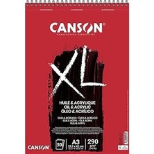 Nacario Canson Xl Yağlı Boya Akrilik Spiralli Blok 30F A3 290G - 400110402